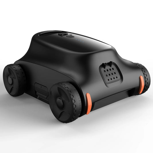 [Up to 2000 Sq.ft] Seauto SAT 10 Robotic Pool Cleaner, Cordless Robotic Pool Vacuum for Above Ground Pool, 180 Mins Runtime