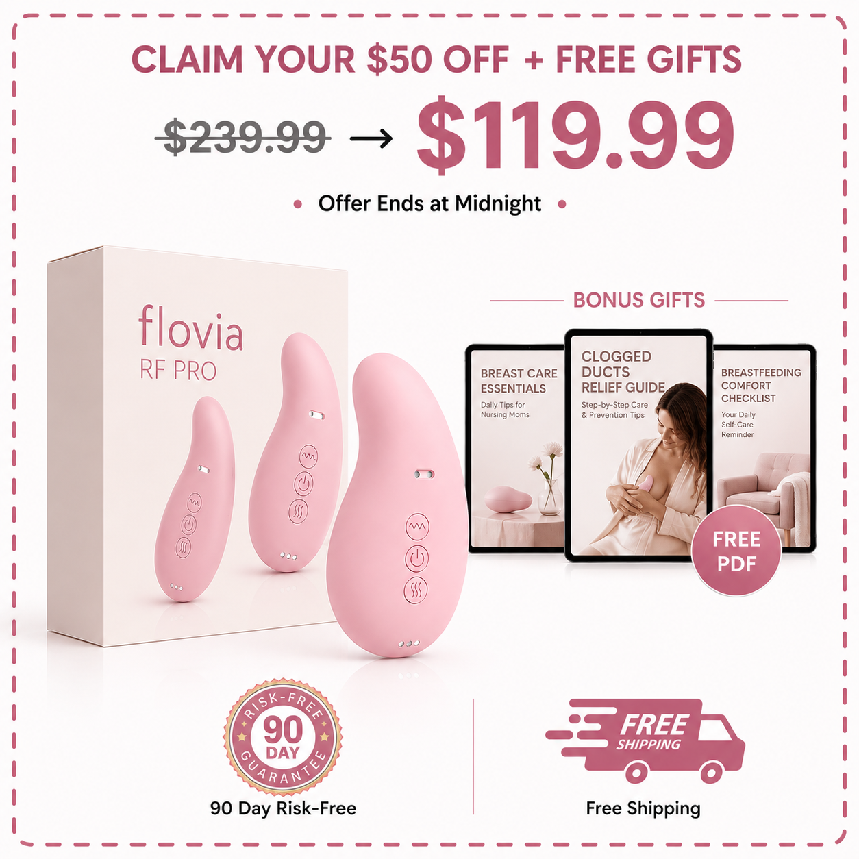 Flovia™ RF Pro | Lactation Shockwave Therapy